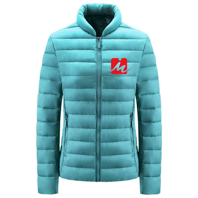 Hinunter Leichtgewichtler hinunter Jacken-Stadt-die zufällige Baumwollkragen-Taschen-Polyester-Reißverschluss-Jacke haltbar
