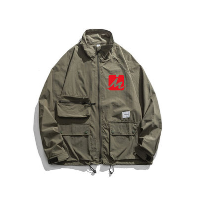 Mit Kapuze wasserdichte Windjacke-Jacken entspringen Autumn Outdoor Light Windbreaker-Jacke