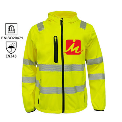 Wasserdichte hohe Sicht-Kleiderhallo Vis Uniform Reflective Work Jacket-Arbeitskleidung