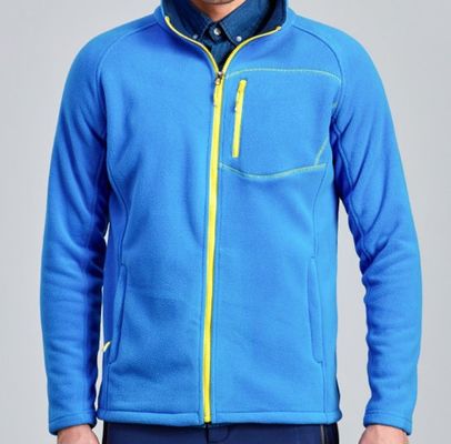 Sport-im Freien Winter-Vlies-Jacken-Zip-Polyester-Herrenbekleidung
