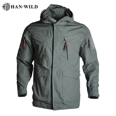 Bahn-Armee-Grün-Bomber-Jacke Han Wild Oversized Denim Jackets M65