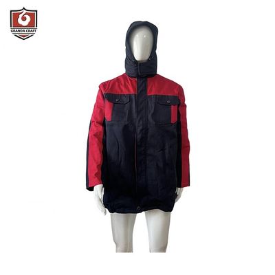Schwarze langärmlige Arbeitskleidungs-Kleidersicherheits-Winter-Jacke