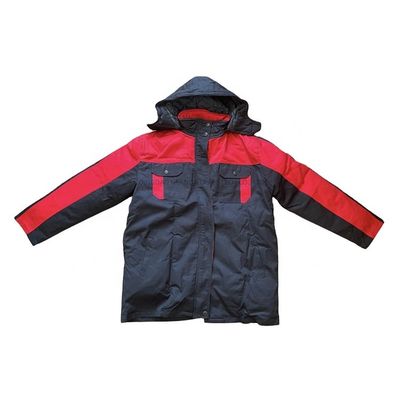 Schwarze langärmlige Arbeitskleidungs-Kleidersicherheits-Winter-Jacke