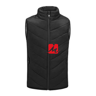 Wasserdichte Kinder erhitzten Jacken-Westen-Windjacke-Schwarz-Puffer