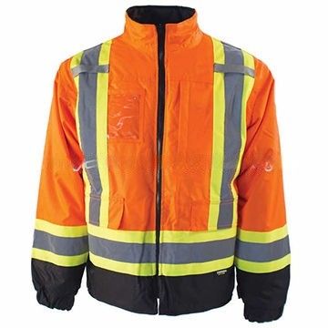 Sicherheits-hohe Sicht-Kleider reflektierendes hallo Vis Waterproof Jacket Working