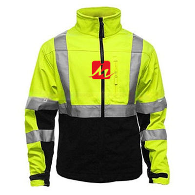 Sicherheits-Jacken-Arbeitskleidung hohe Kleid-Softshell der Sicht-EN471 reflektierende