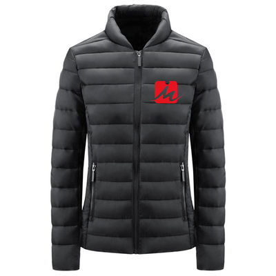 Hinunter Leichtgewichtler hinunter Jacken-Stadt-die zufällige Baumwollkragen-Taschen-Polyester-Reißverschluss-Jacke haltbar