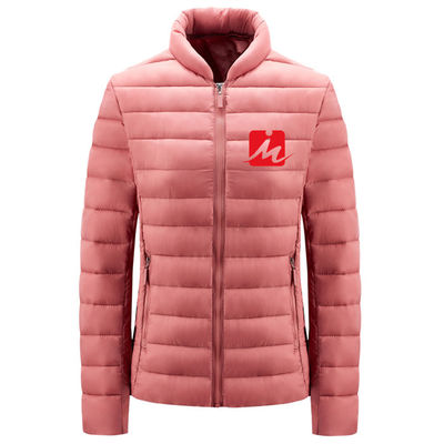 Hinunter Leichtgewichtler hinunter Jacken-Stadt-die zufällige Baumwollkragen-Taschen-Polyester-Reißverschluss-Jacke haltbar