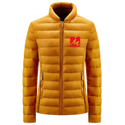 Hinunter Leichtgewichtler hinunter Jacken-Stadt-die zufällige Baumwollkragen-Taschen-Polyester-Reißverschluss-Jacke haltbar