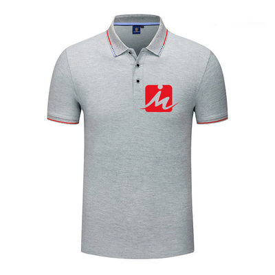 Strickten zufällige T-Shirts Soem-Männer Baumwollbreathable Golf Polo Shirts