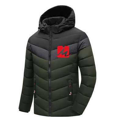 Puffer aufgefüllter glänzende Jacken-warmer auffüllender Blasen-Bomber Jean Jacket