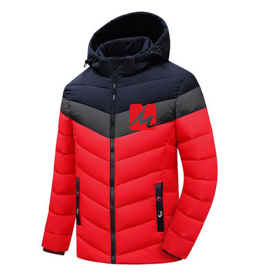 Puffer aufgefüllter glänzende Jacken-warmer auffüllender Blasen-Bomber Jean Jacket