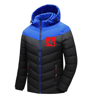 Puffer aufgefüllter glänzende Jacken-warmer auffüllender Blasen-Bomber Jean Jacket