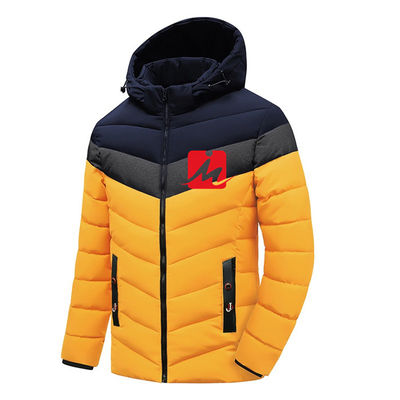 Puffer aufgefüllter glänzende Jacken-warmer auffüllender Blasen-Bomber Jean Jacket