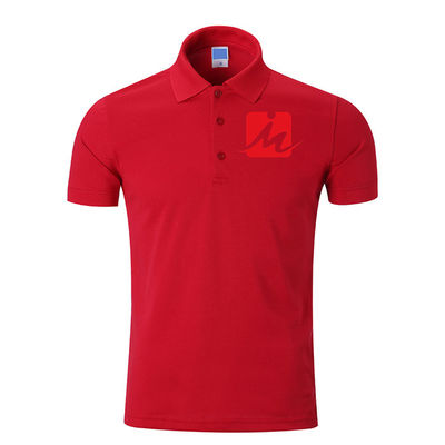 Stickte Breathable Polo Shirts Rayon-Pikee 100% 240 G/M Polo Shirts der Baumwollmänner