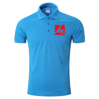 Stickte Breathable Polo Shirts Rayon-Pikee 100% 240 G/M Polo Shirts der Baumwollmänner