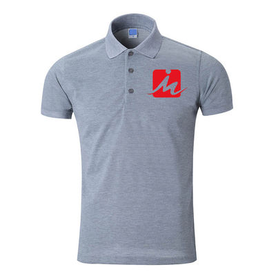 Stickte Breathable Polo Shirts Rayon-Pikee 100% 240 G/M Polo Shirts der Baumwollmänner