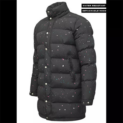 GLÄNZENDER Puffer aufgefüllte Jacken-kundenspezifische warme Winter-Oberbekleidung hinunter Jacke