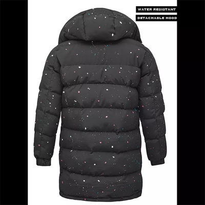 GLÄNZENDER Puffer aufgefüllte Jacken-kundenspezifische warme Winter-Oberbekleidung hinunter Jacke