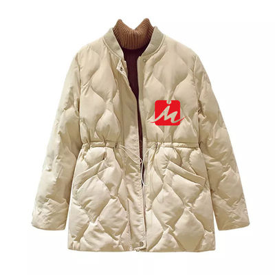 Winter-Puffer aufgefülltes Jacken-Polyester Nylon-Duck Down Quilted Jackets Outerwear