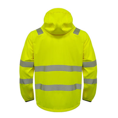 Wasserdichte hohe Sicht-Kleiderhallo Vis Uniform Reflective Work Jacket-Arbeitskleidung