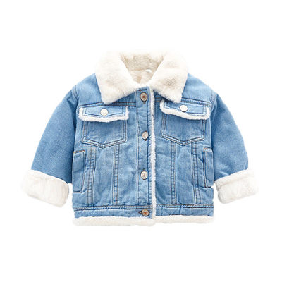 Das Kind der Mädchen kundenspezifischer Stickerei-Denim-Jacken Soem-Jungen Outwear Jacke