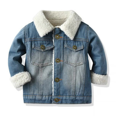 Das Kind der Mädchen kundenspezifischer Stickerei-Denim-Jacken Soem-Jungen Outwear Jacke