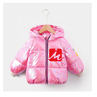 Windundurchlässiger Leichtgewichtler hinunter Jacken-Laser beschichtet Kinderwinter hinunter Jacke für Kinder