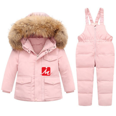 Polyester-Leichtgewichtler hinunter Jacken-weißen Duck Down Coat Outerwear Children-Overall-Overall