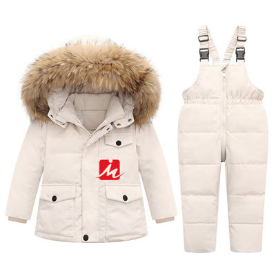 Polyester-Leichtgewichtler hinunter Jacken-weißen Duck Down Coat Outerwear Children-Overall-Overall