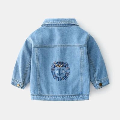 reclye Großhandelsjacke frühlinges und des Denims der zufälligen Jungen des Herbstes für Kinder