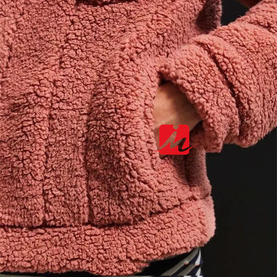 Kastentaschen Shearlingsvlies sherpa Fernlastfahrerjacke des Winters 2 für Männer