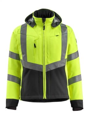 Jackenarbeitskleidung softshell Männer softshell Jacke Leuchtstofffarbreflektierendes Farbwasserdichte Jacken